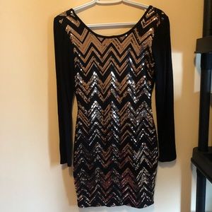 PEPPERMINT sequin dress